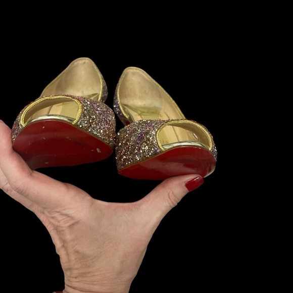 Christian Louboutin Peep Toe Heels - Picture 6 of 9